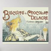 Chocoloate Art Nouveau Poster (Voorkant)