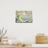 Chocoloate Art Nouveau Poster (Keuken)