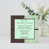 ChocoMint 50ste huwelijksjubileum Kaart (Staand voorkant)