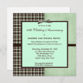 ChocoMint 50ste huwelijksjubileum Kaart (Voorkant / Achterkant)