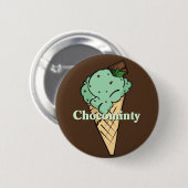 Chocominty Icecream Button (Voorkant /achterkant)