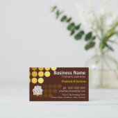 Chocora-Stippen met Logo-Visitekaartje Visitekaartje (Staand voorkant)