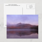 Chocorua Lake Sunrise Fog Briefkaart (Voorkant / Achterkant)