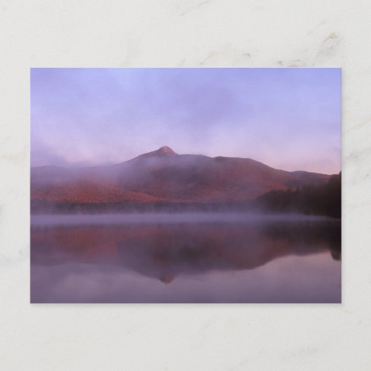 Chocorua Lake Sunrise Fog Briefkaart (Voorkant)