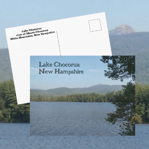 Chocorua-meer White Mountains New Hampshire Foto Briefkaart