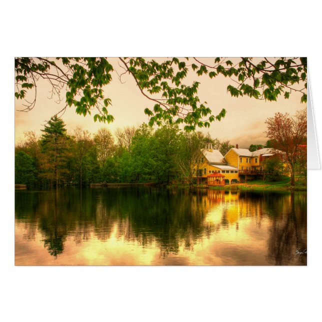 Chocorua Pond Card (Voorkant Horizontaal)