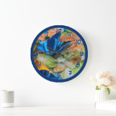 Chocotejas op de Feria in Peru Backward Clock Grote Klok (Huis)