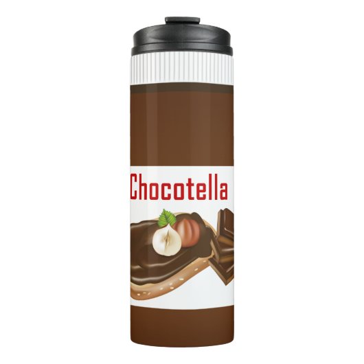 Chocotella Etiket Thermosbeker (Voorkant)