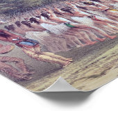 Choctaw Ball-Play Dance, 1834-35 Poster (Hoek)