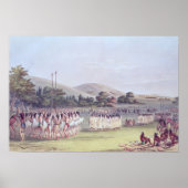 Choctaw Ball-Play Dance, 1834-35 Poster (Voorkant)