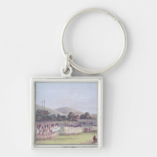 Choctaw Ball-Play Dance, 1834-35 Sleutelhanger
