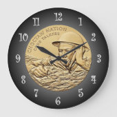 Choctaw Code Talkers Bronzen Medaille ~ Grote Klok (Voorkant)