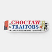 CHOCTAW INDIAN VERRAADERS Skateboard (Horizontaal)