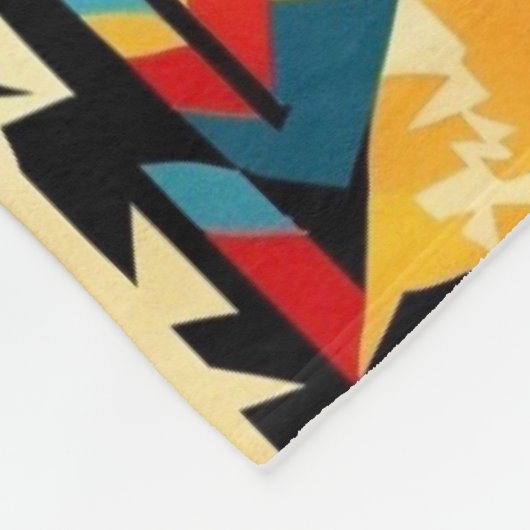 Choctaw-natiepatroon Fleece Deken (Hoek)