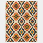 Choctaw-natiepatroon Fleece Deken (Voorkant)