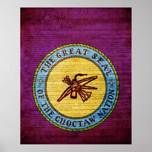 Choctaw Nation of Oklahoma Poster (Voorkant)
