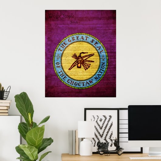 Choctaw Nation of Oklahoma Poster (Thuiskantoor)
