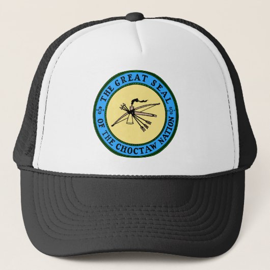 Choctaw Nation Seal Trucker Pet (Voorkant)