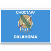 Choctaw Oklahoma Sticker (Voorkant)