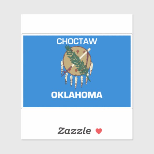 Choctaw Oklahoma Sticker (Vel)