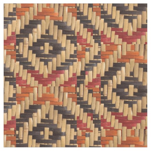 Choctaw Rivercane Basket Design Stof (Close Up)