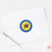 Choctaw Seal Ronde Sticker (Envelop)