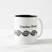 Choctaw Strong Tweekleurige Koffiemok (Voorkant rechts)