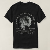 Choctaw Tribe Native American Indian Pride Respect T-shirt (Design voorkant)