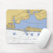 Choctawhchee Bay, FL Nautical Chart Muismat (Met muis)
