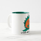 ChodaFish-Mok Tweekleurige Koffiemok (Voorkant links)