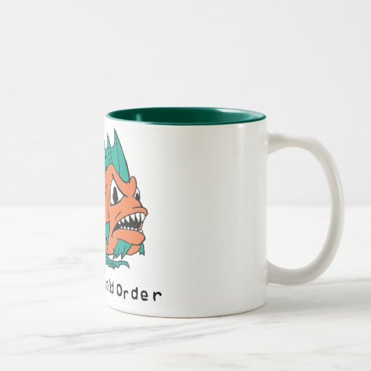 ChodaFish-Mok Tweekleurige Koffiemok (Rechts)