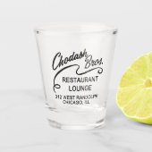 Chodash Bros. Restaurant, Chicago, Verenigde State Shot Glas (Voorkant)