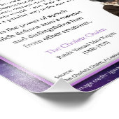 Chofetz Chaim Jewish Quote over het bewaken van de Foto Afdruk (Hoek)