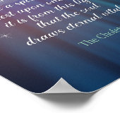 Chofetz Chaim Quote Light White Dove Classroom Poster (Hoek)