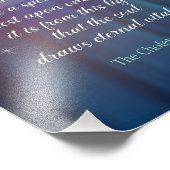 Chofetz Chaim Quote Light White Dove Photo Print Foto Afdruk (Hoek)