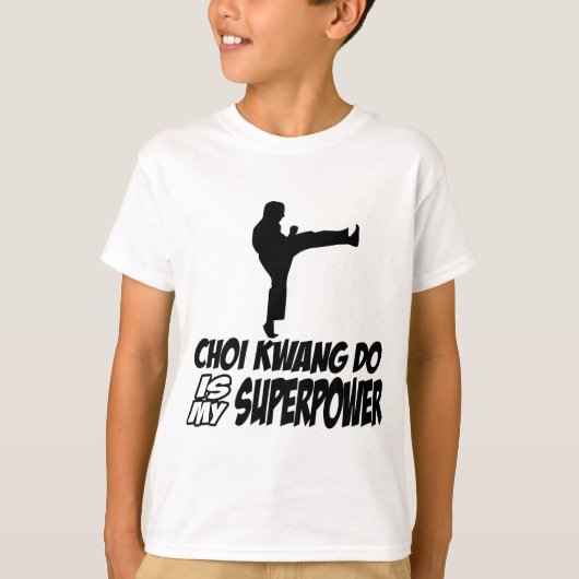 Choi kwang do martial arts design t-shirt (Voorkant)