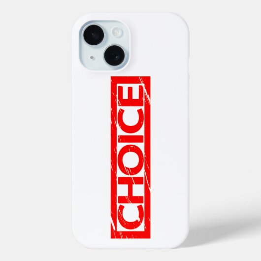 Choice Stamp Case-Mate iPhone Case (Achterkant)