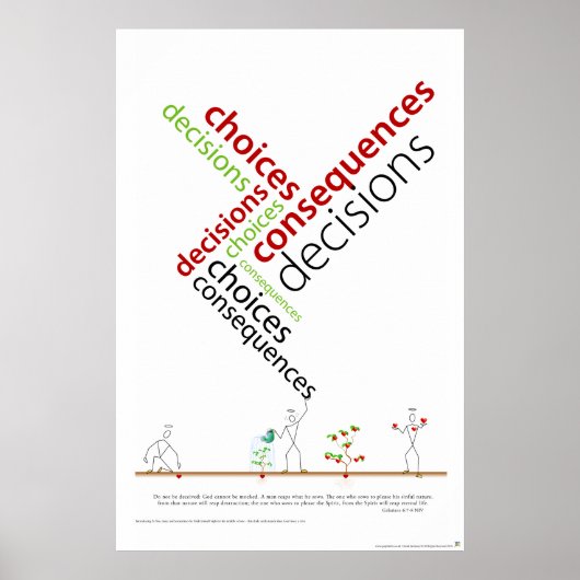 Choices Decisions Consequenses.ai Poster (Voorkant)