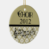 Choir 2012 Music Keramisch Ornament (Rechts)