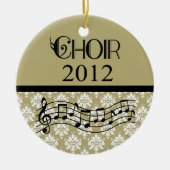 Choir 2012 Music Keramisch Ornament (Voorkant)