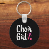 Choir Art For Girls Women Choir Singing Chorus Sho Sleutelhanger (Voorkant)