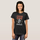 Choir bepaalde Contralto Opera Singer Musical Voca T-shirt (Voorkant volledig)