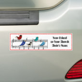 Choir Birds Bumpersticker (Op auto)
