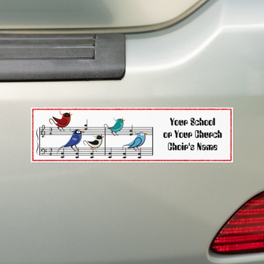 Choir Birds Bumpersticker (Op auto)
