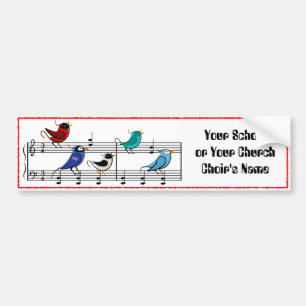 Choir Birds Bumpersticker