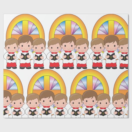 Choir Boys Cadeaupapier (Vlak)