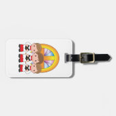 Choir Boys Singing in Church Christian Worship Bagagelabel (Voorkant horizontaal)