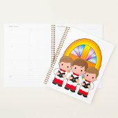 Choir Boys Singing in Church Christian Worship Planner