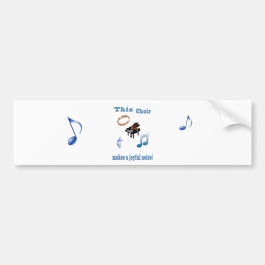 Choir Bumpersticker (Voorkant)