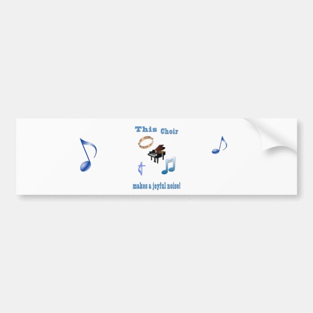 Choir Bumpersticker (Voorkant)